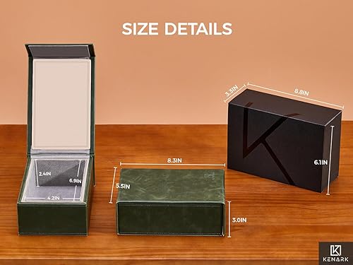 Miniatura 5 de KK7-DG Faraday - Caja protectora, blindaje de señal, llave antirrobo de coche y bloqueador RFID para vehículos, diseño compacto (verde aguamarina)