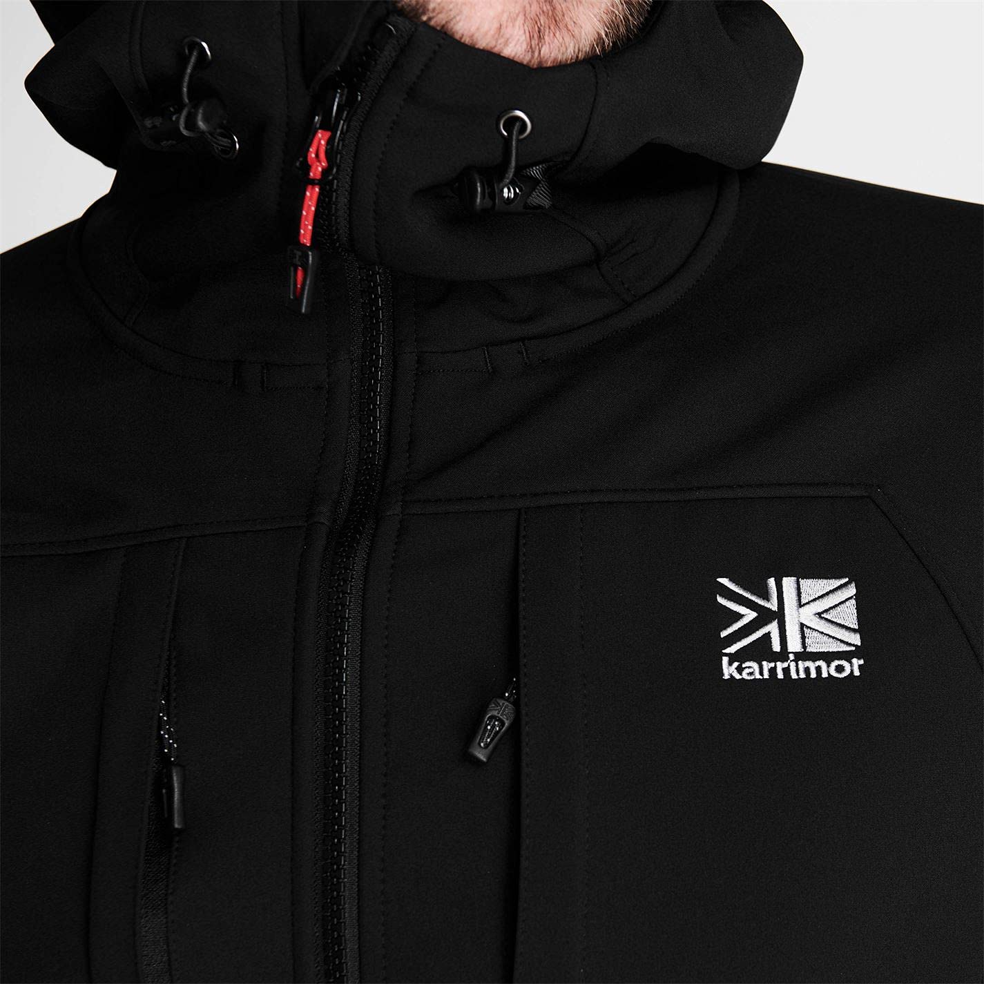 Karrimor Uomo Alpiniste Morbida Shell Giacca Leggero Zip