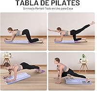 Vista 5 de Pilates Reformer Board Set - 2026 Foldable 8-in-1 Pilates Machine for Full Body Workouts, Ab Core Trainer with Resistance Bands, Portable Home