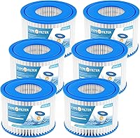Vista 1 de isinlive Paquete de 6 Filtros Tipo VI para Bañera de Hidromasaje y Filtro de SPA de Repuesto Compatible con Lay-Z Spa, Intex, Coleman SaluSpa