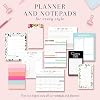 Bliss Collections Minimalist Weekly Planner Tear Off Pad, 50 Undated Sheets, Desk Notepad, Daily Calendar, Task Planner, to Do List, Habit Tracker, 210 x 297 mm
