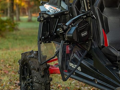Miniatura 3 de SuperATV Insertos transparentes para puerta inferior compatibles con Polaris RZR XP 4 Turbo 2016+, ajuste transparente, protección y visibilidad,
