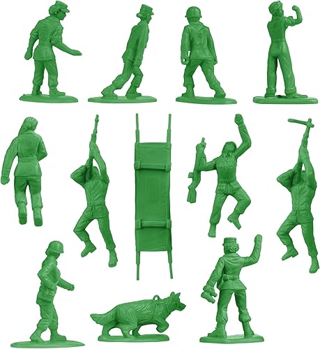 Miniatura 7 de BMC - Figuras de plástico para mujer, 36 piezas, color verde, fabricadas en Estados Unidos