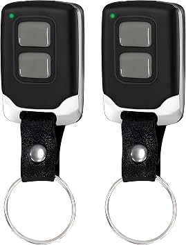 2 Garage Door Opener Remote for Liftmaster Chamberlain Craftsman Openers, Red Orange Green Yellow Purple Learn Button Garage Door Remote, Compact and Lightweight