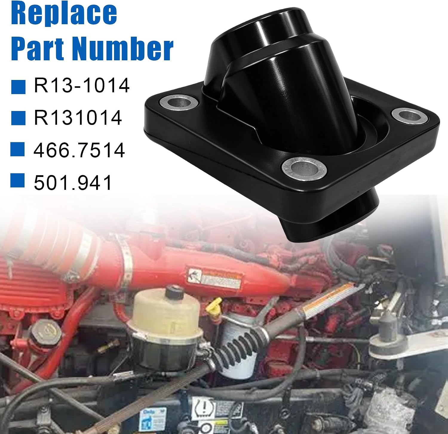 R13-1014 Steering Shaft Bushing Heavy Duty Column Cushion Rubber Sleeve