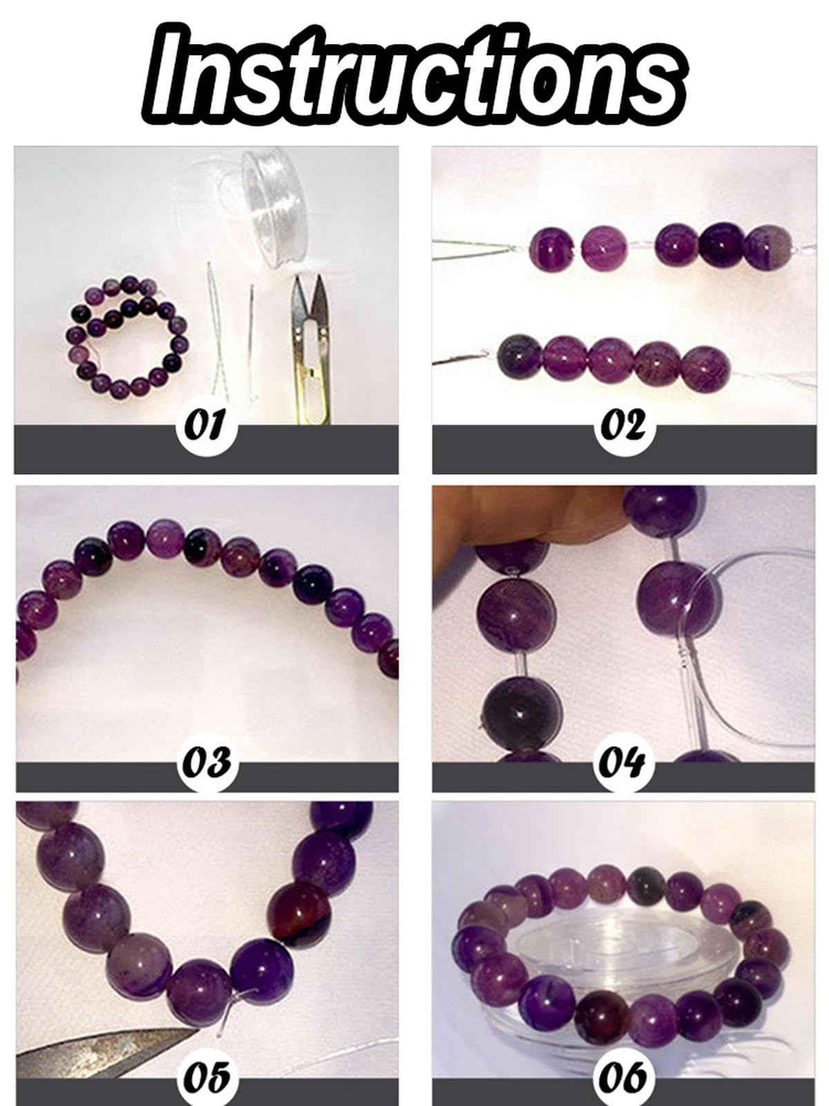 Cordón de abalorios de alta elasticidad de 50 a 500 yardas, elástico transparente para hacer pulseras, banda elástica para accesorios de costura, pulseras, abalorios-Champagne-500M