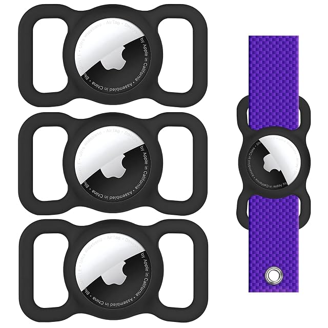 KOKU - Soporte para dispositivos de seguimiento Airtag y GPS (paquete de 3), funda compatible con Airtag…