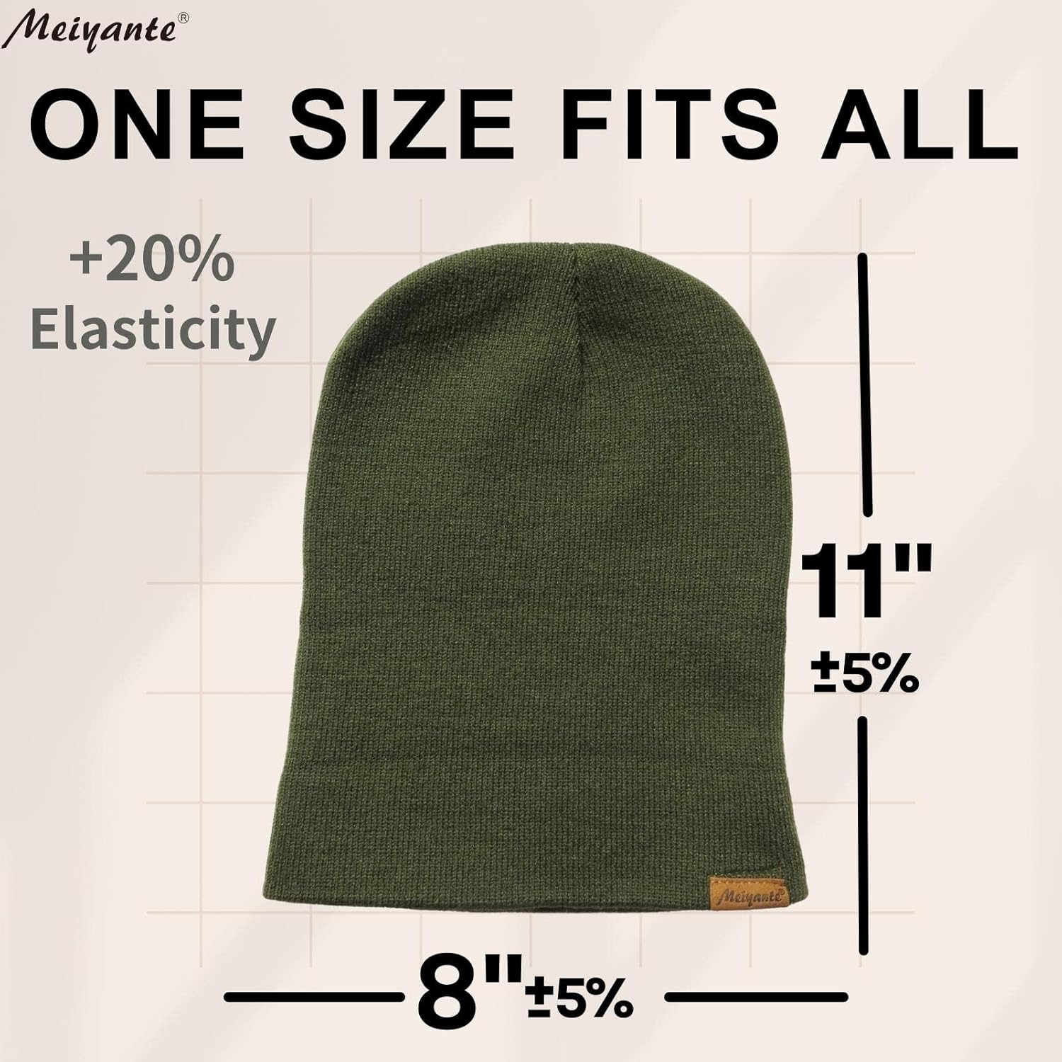 Beanie Hats for Men & Women - Warm Stocking Caps for Men & Women, Cuffed Knit Thermal Hats, Gift for Him & Her - Image 2