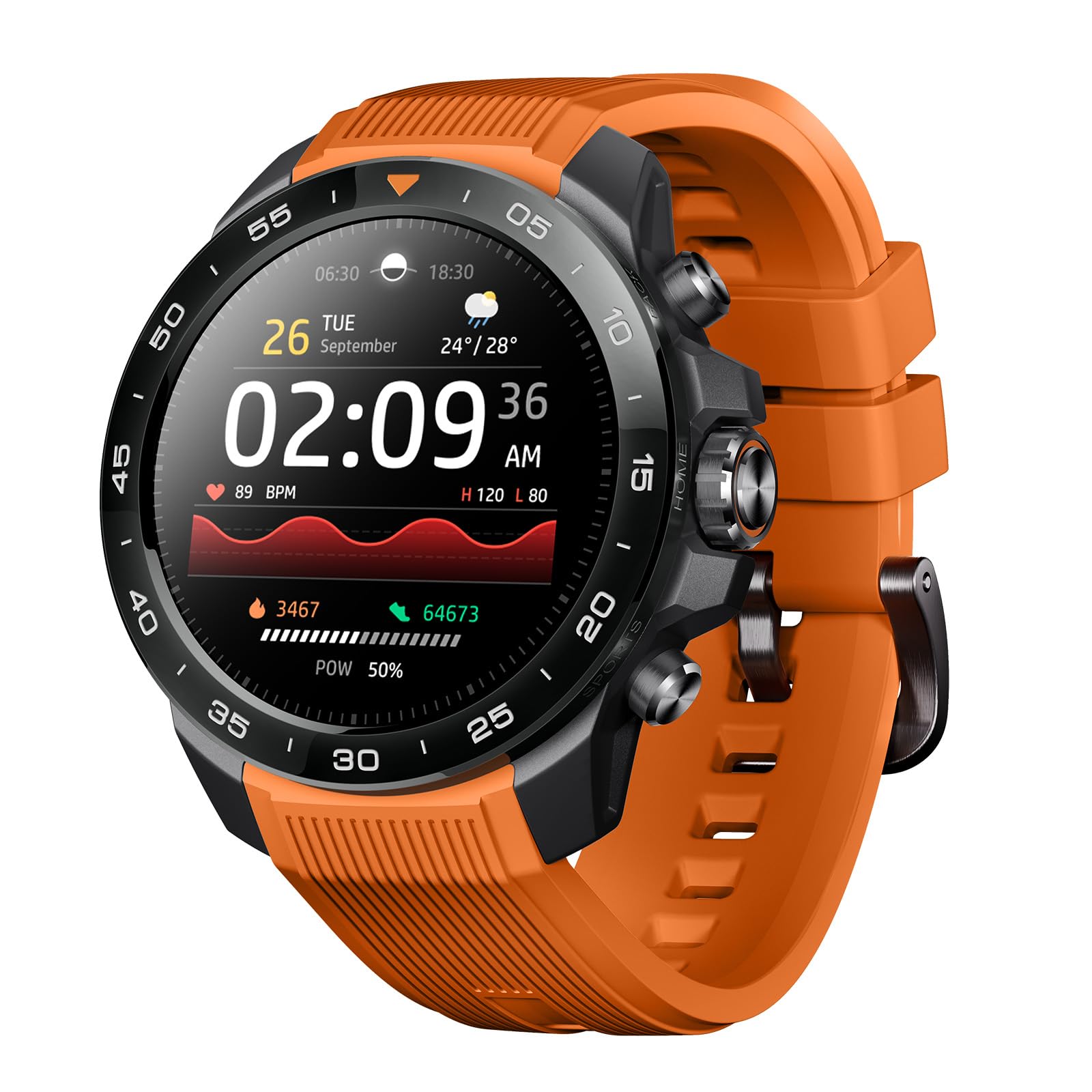 Mibro GS Explorer S GPS Smartwatch con 1,32" AMOLED,Bi-Band GNSS,10 ATM Impermeabile Chiamate Bluetooth Orologio per Subacquea/Corsa/Ciclismo/Trekking,Autonomia 20 Giorni,Android e ios