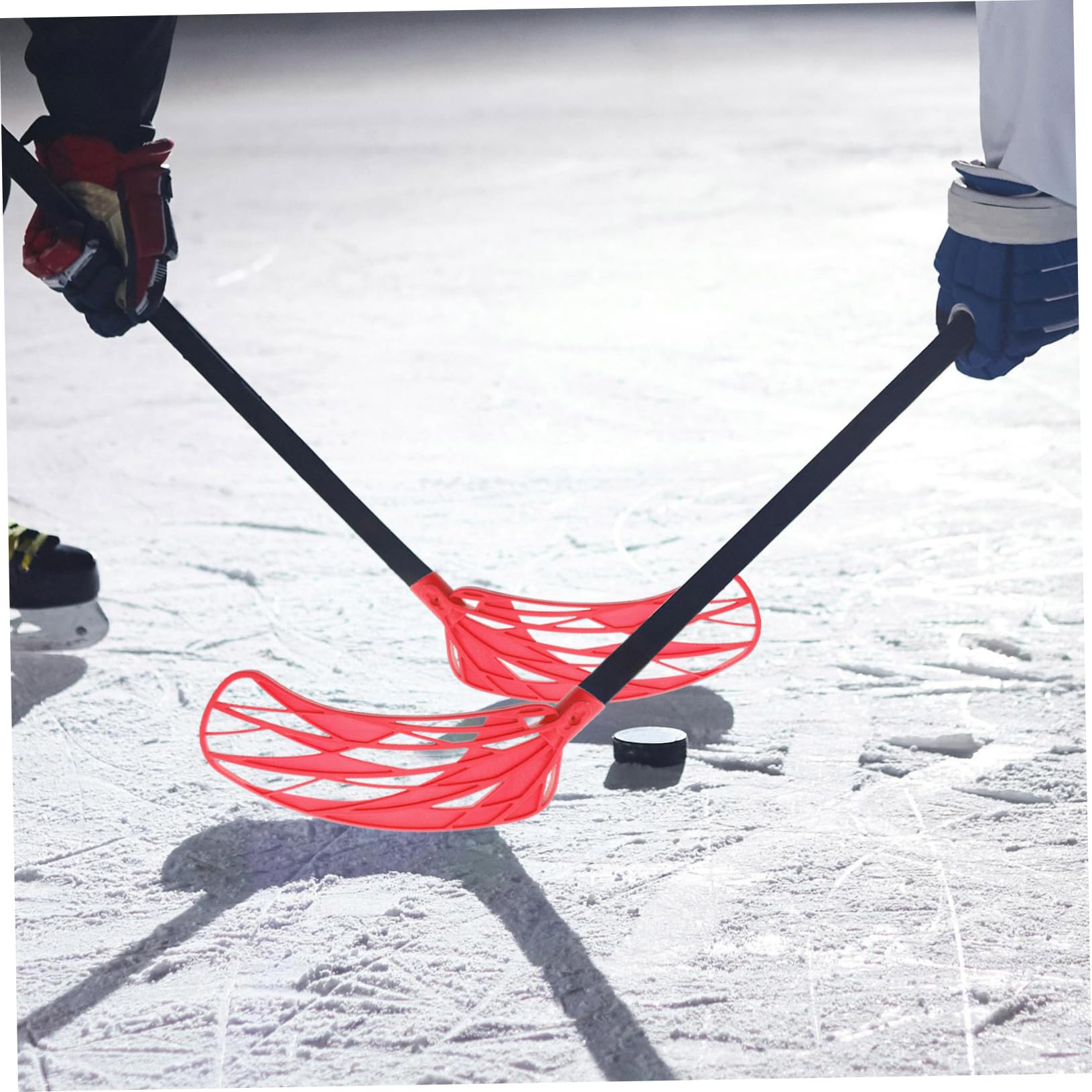 Toddmomy Hockey Club Head Mazze da Hockey Strada Prato Tappi Terminali Blu Fibra PP