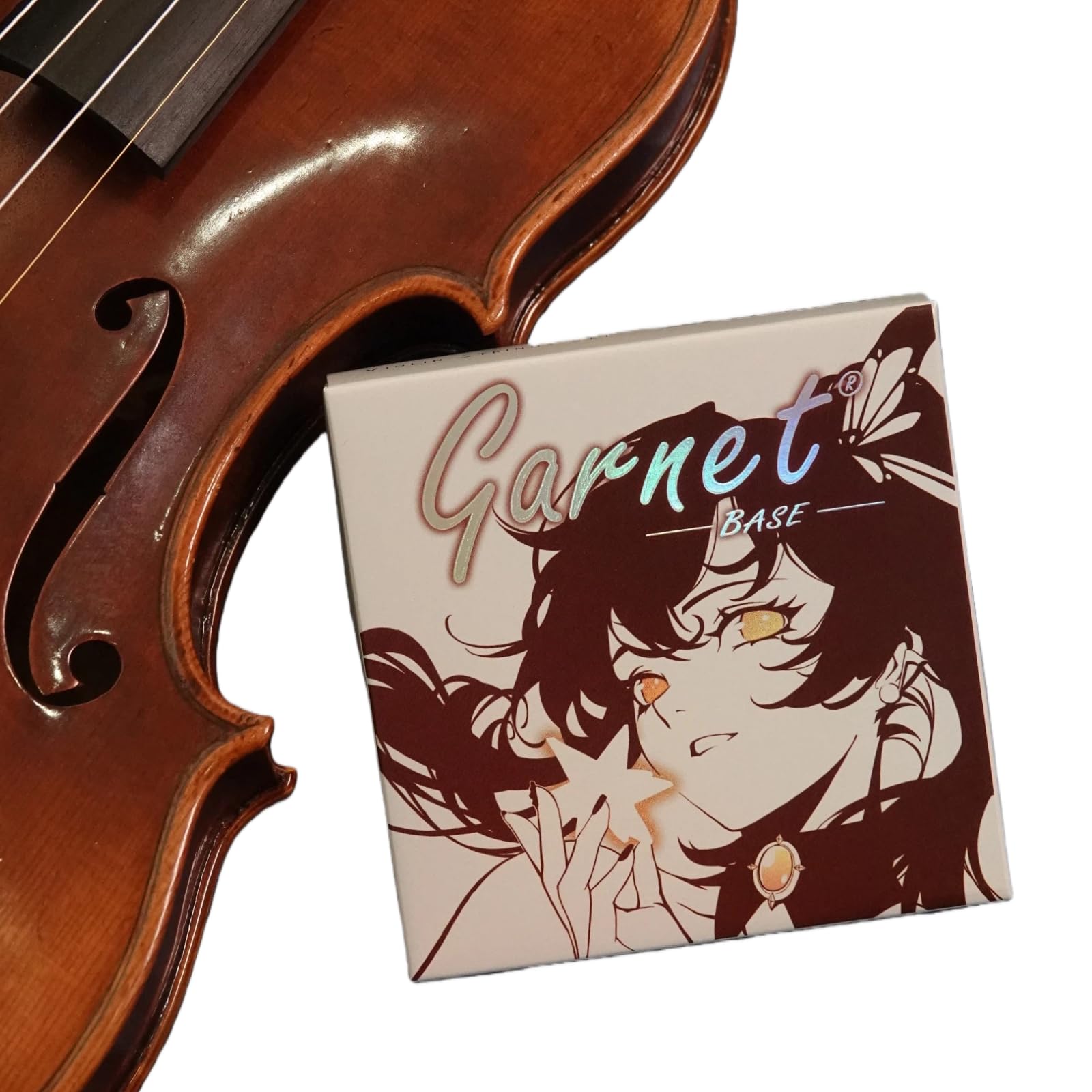 4/4 Violinensaiten, mittelgroßer synthetischer Kern, silberumsponnen D & G, Aluminiumumwicklung A, Gold E, satter Klang, verbesserte Brillanz (Basismodell Nylonsaiten)