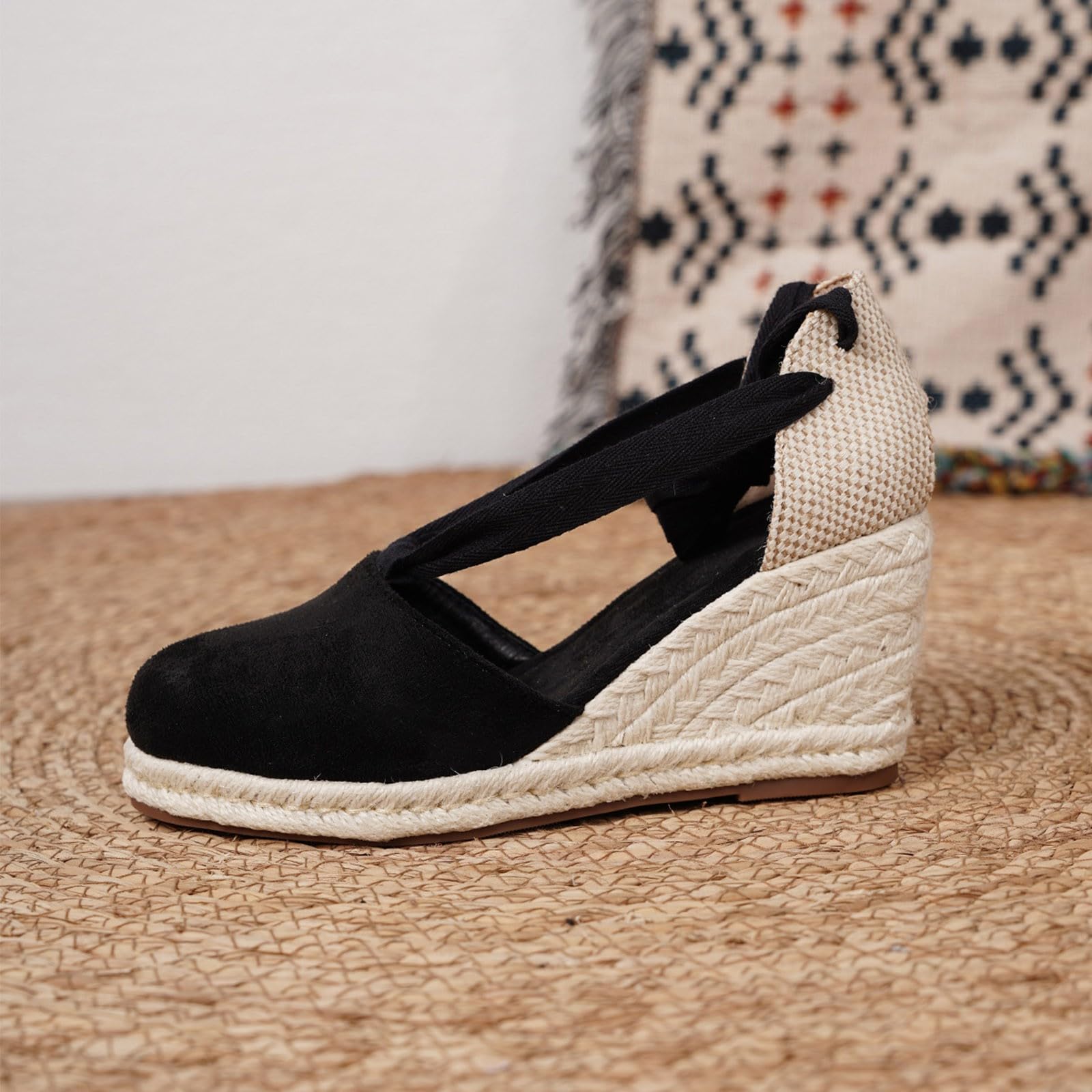 Sandali Donna Peep Toe Zeppa con Lacci per Matrimonio e Serate | Peep toe per stile, zeppa per altezza e comfort, Ideali per occasioni eleganti e ballo