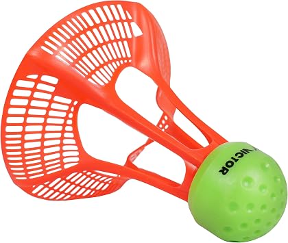 VICTOR Badminton Air Shuttle Badminton Shuttlecock Shuttle AS Airshuttle II Outdoor-Only Ball Red 1/4 Dozen