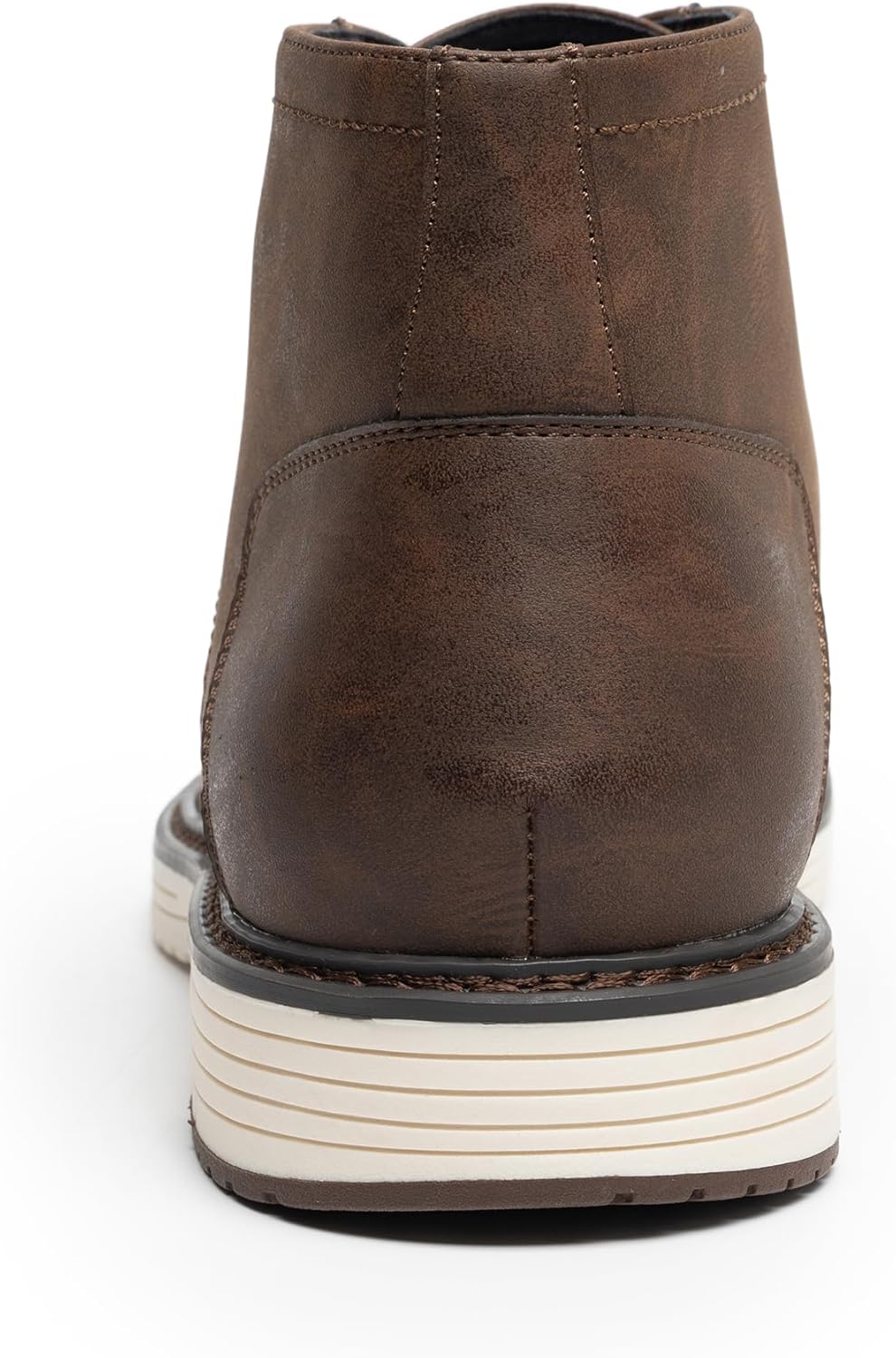 CGRRBW Men's Classic Dress Casual Chukka Boots Mid Top Sneakers Moc-Toe