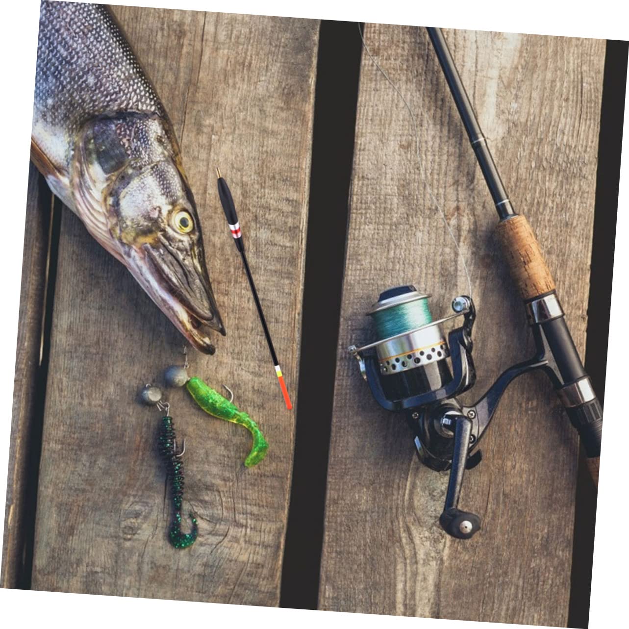 BESPORTBLE Flotter Fishing Peches Imperméables Leurre De Pêche Carpe Pince Lester Leurres De Pêche Bouée Flotteurs De Pêche en Bois Flotteurs De Pêche Pratiques Sapin À Balais