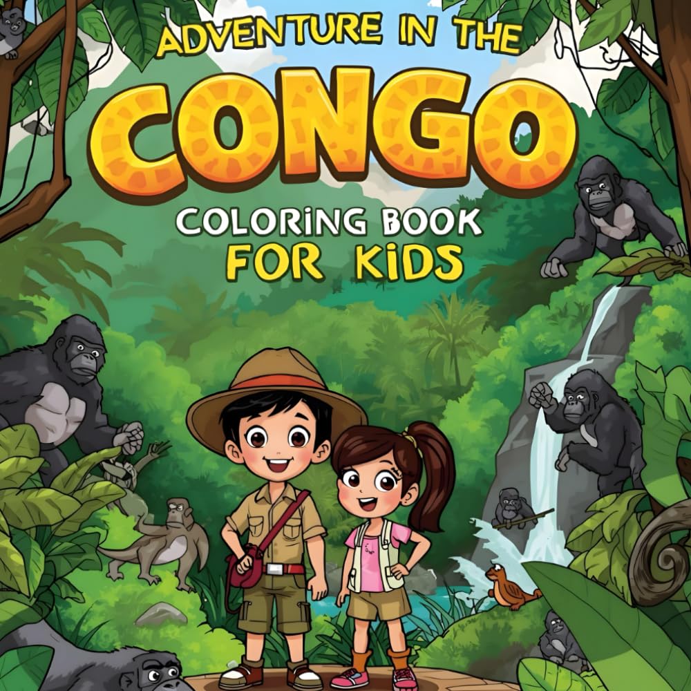 Congo Coloring Book