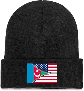 Bahamian Bahamas America Flag Beanie Knit Hat