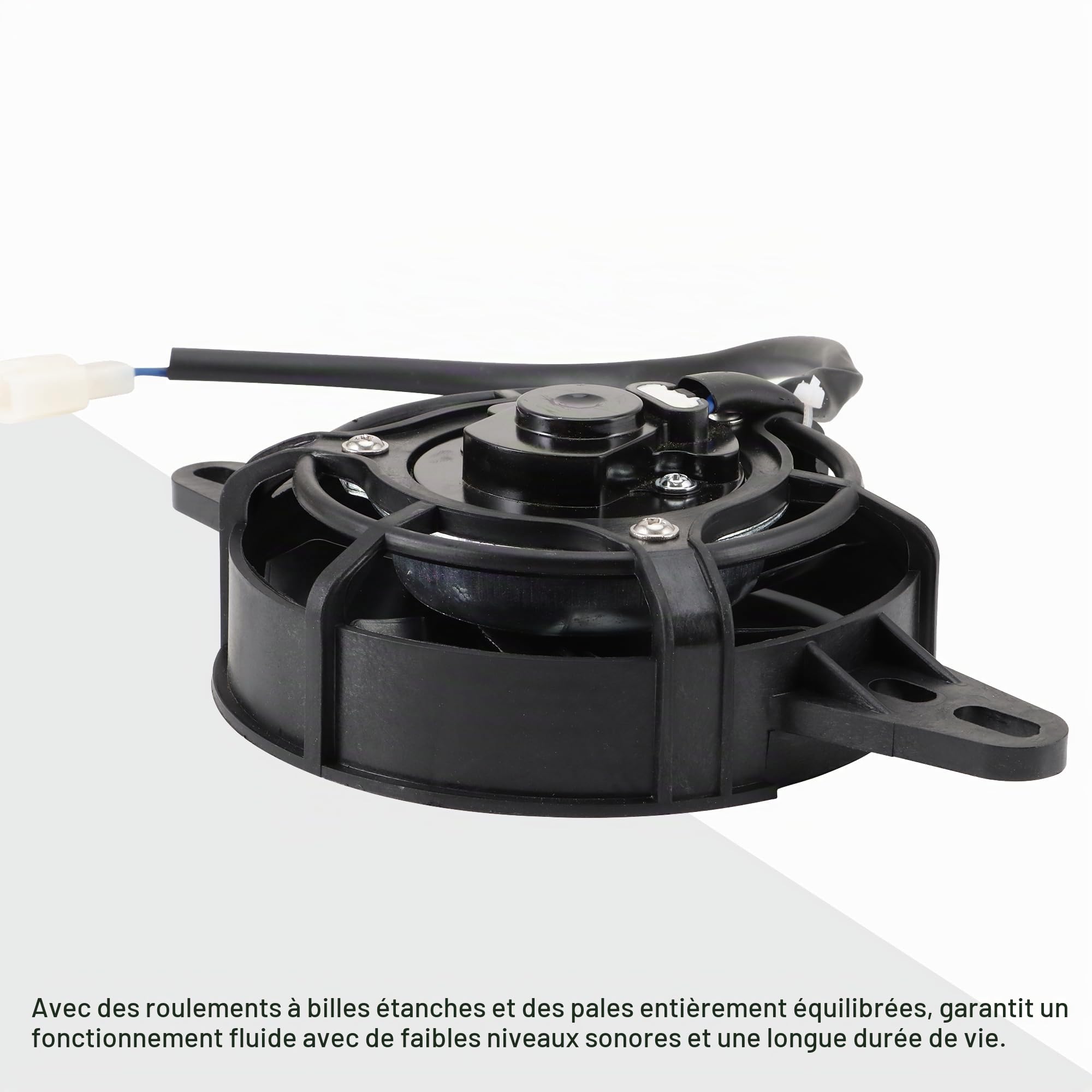 GOOFIT Radiateur Ventilateur de Refroidissement Moto Modification Accessoires Remplacement pour 150-250cc ATV UTV Buggy