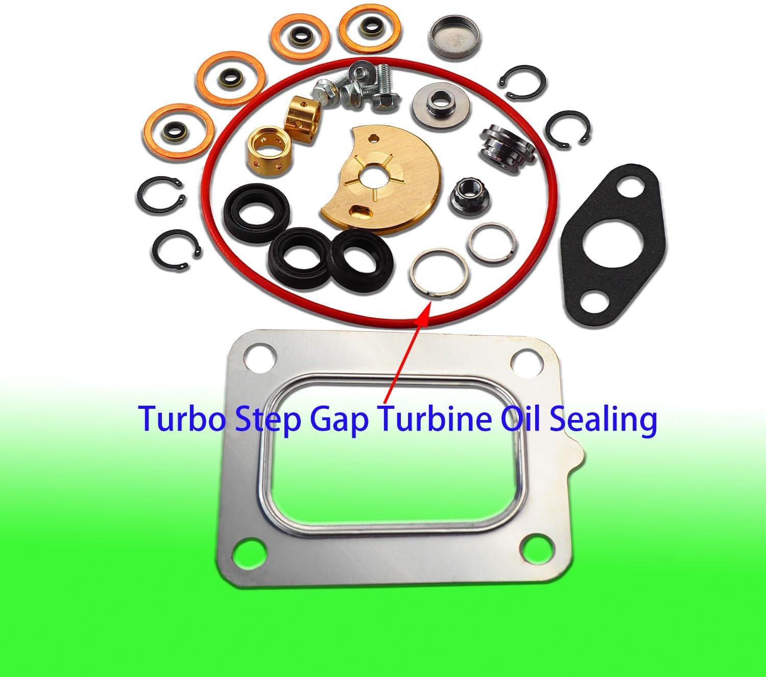 HE400VG HE451VE Turbo Repair Upgraded Rebuild kit Compatible With Holset Fits for Volvo D13 for MACK MP8 13.0L 3767706 3773446 3791465 5355484 5355485 Turbocharger