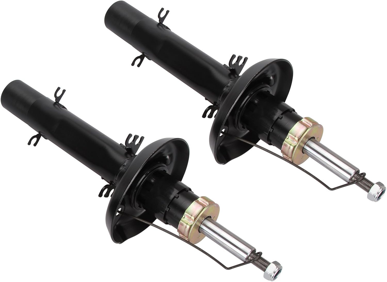 ATEC Germany 2x Gasdruck Stoßdämpfer Vorne, 2x Domlager Inkl. Wälzlager Vorne, 1x Staubschutzsatz Vorne Kompatibel Mit SEAT LEON, SKODA OCTAVIA 2, VW BEETLE, GOLF PLUS 5, GOLF 5, GOLF 6, JETTA