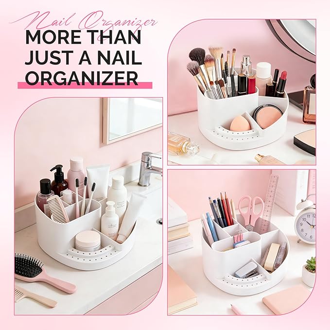 MelodySusie Soporte para Taladro de Uñas y Caja Organizadora miniatura 7