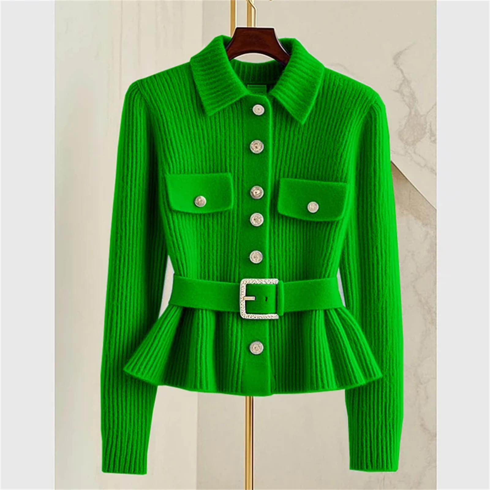 Cardigan da donna lavorato a maglia maglione coreano primaverile sciolto manica lunga top lavorato a maglia