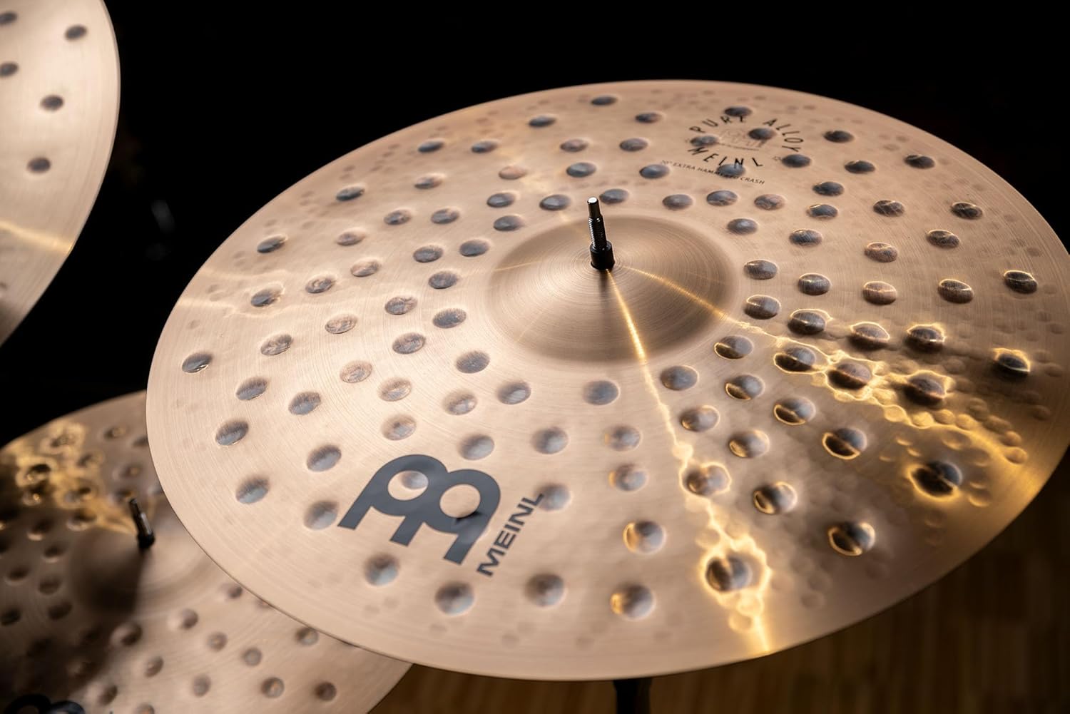 Meinl Cymbals Pure Alloy Traditional 20" Extra Hammered Crash — Made in Germany, 2-Year Warranty, (PA20EHC)