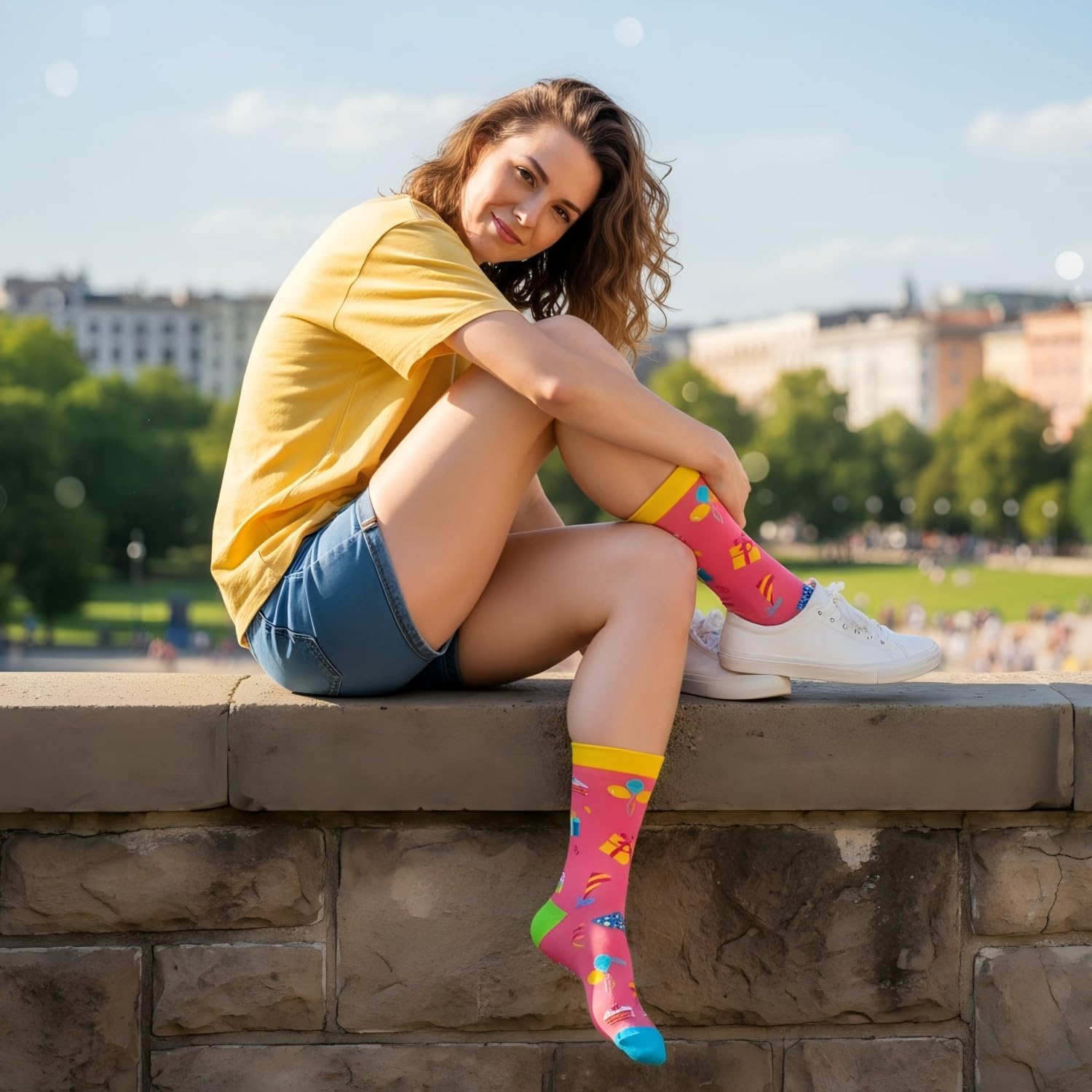 Zmart Cute Birthday Gifts Women Men - Unique 31 32 33 34 35 Year Old Socks - Image 2