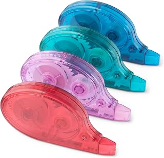 Amazonベーシック 修正テープ 約4mm×12m 4個の商品画像