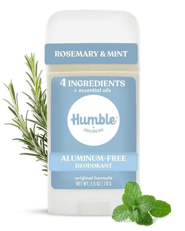 Desodorante sem alumínio HUMBLE SIMPLE AND TRUE com alecrim e menta