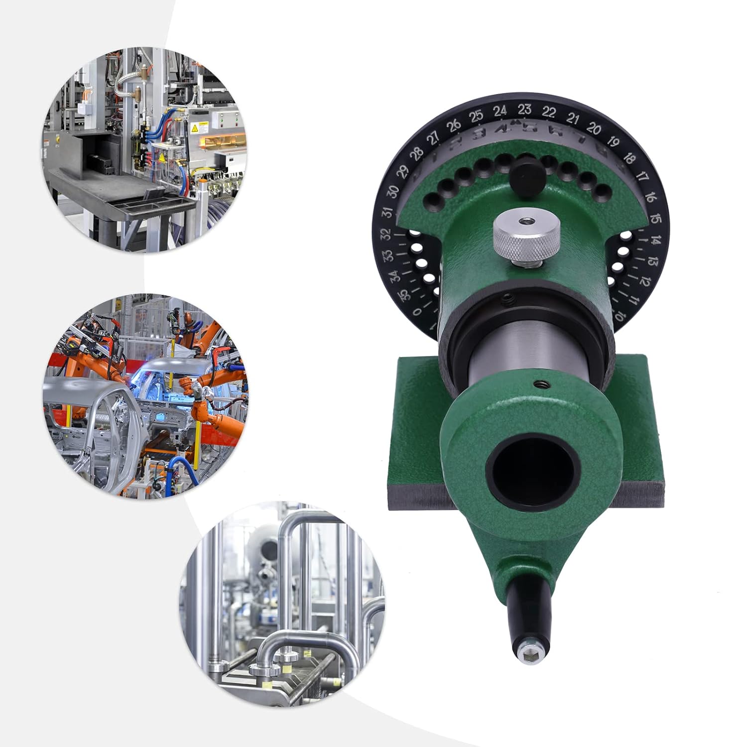 5C Spin Indexer PF70-5C | Vertical/Horizontal Indexing Fixture for Milling & Drilling | 1-1/8" Collet Capacity | ±4' Precision