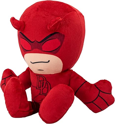 Miniatura 3 de Bleacher Creatures Marvel Daredevil Kuricha - Peluche de 8 pulgadas, suave inspirado en Chibi