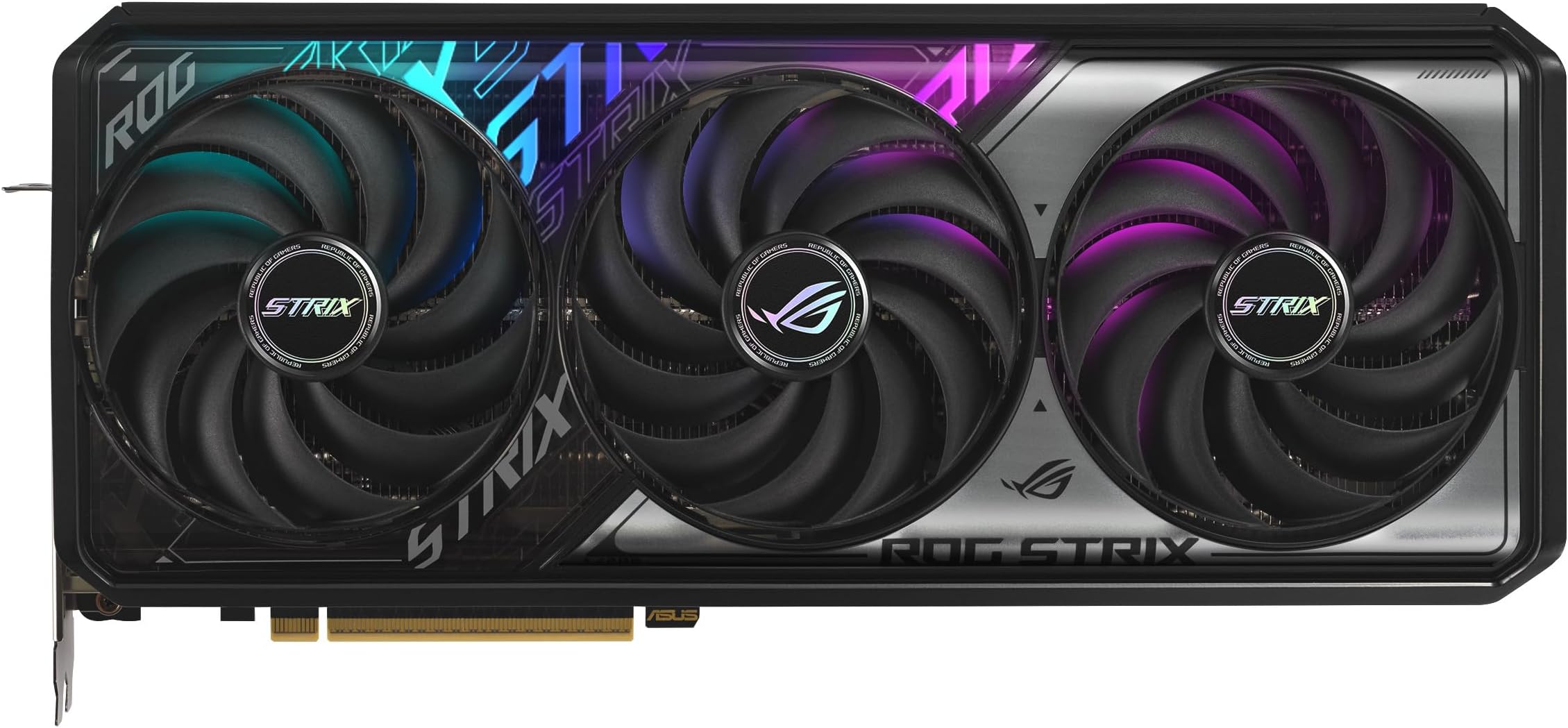ASUS ROG STRIX RTX5070 OC, PCIe5, 12GB DDR7, 2 HDMI, 3 DP, 2685MHz Clock, RGB Lighting, Overclocked