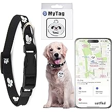 Dog Tracker-GPS Dog Collar-GPS Tracker for Dogs-Pet Tracker| Android and iOS Universal | No Monthly Fee | Waterproof | Works with Any Collar | Dual-System Tracker