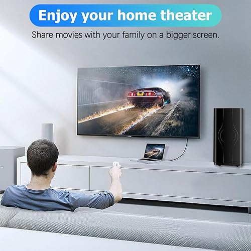 Miniatura 5 de Antena de TV digital HD de largo alcance de más de 480 millas, compatible con recepción de 360 8K 4K 1080p para Smart TV, amplificador de señal para