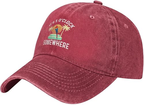 Miniatura 2 de Philysonic 5 Oclock Somewhere Hat It is 5 Oclock Somewhere Hat Women Baseball Cap Fashionable Cap