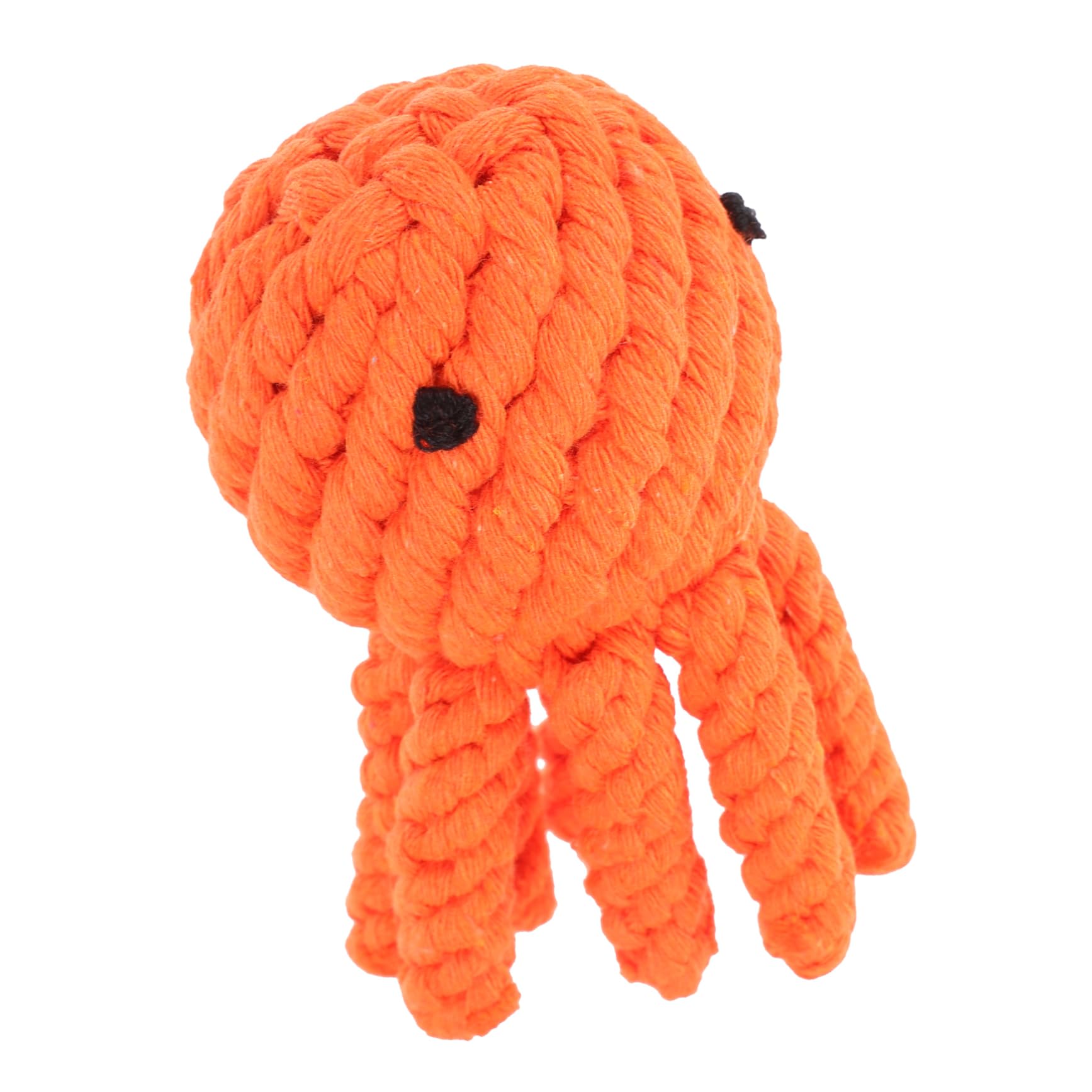Mikikit Pet Supplies Tough Knotted Rope Chew Puppy Funny Octopus Soft Puppy Puzzle Dog Enrichment Cute Ropes for Dogs Dog Tug of War Cotton Rope