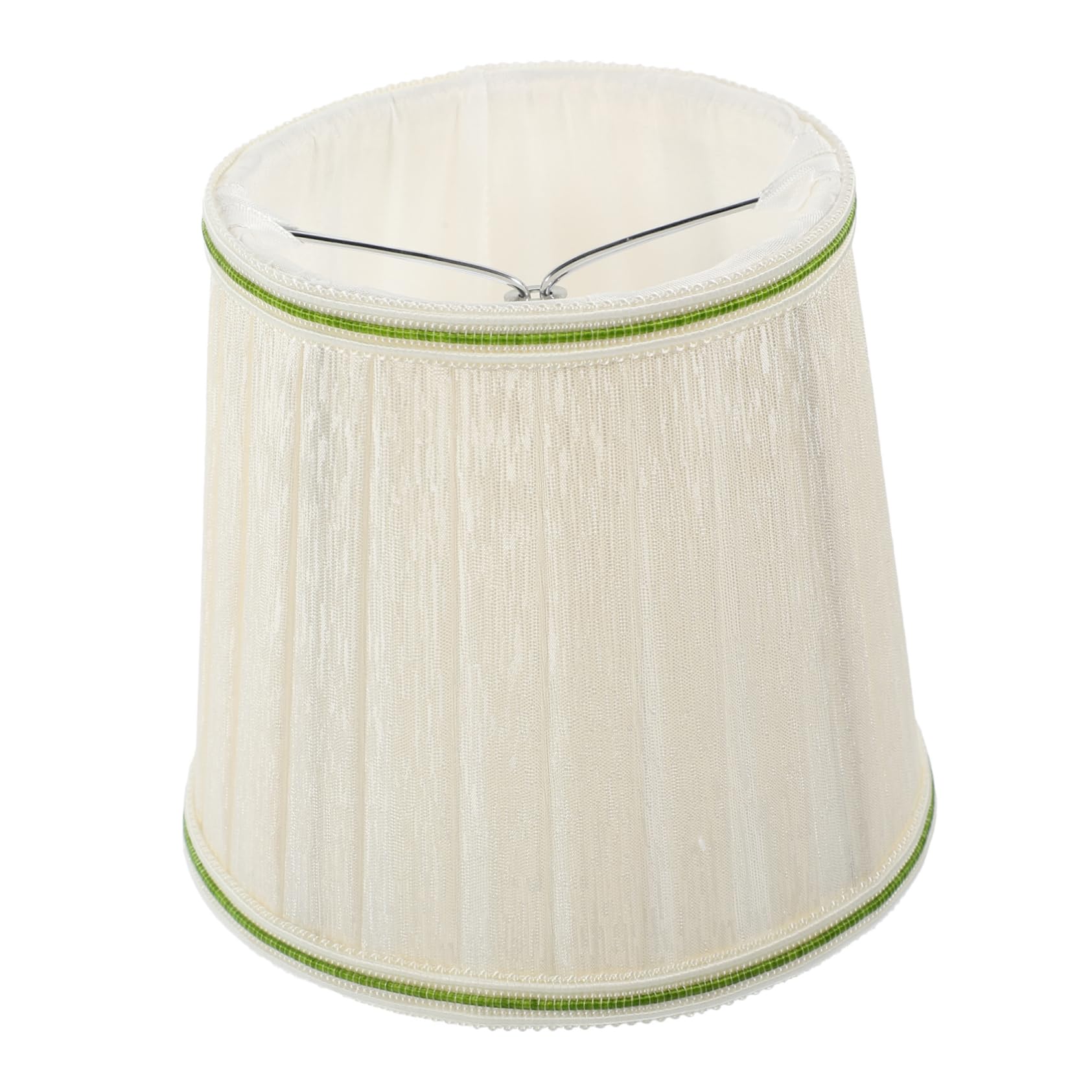 Paralume Lampadario Abat-Jour En Tissu Blanc - Lot De 6 - Pour Ampoules E14 - Décoration Lustre Et Lampe - 9x14x13 Cm Lampada Da Bottiglia