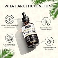 Vista 8 de Gotas líquidas de vitamina B12 sublinguales de 10000 mcg, suplemento de complejo triple B-12, mezcla de metilo y metilcobalamina para mujeres