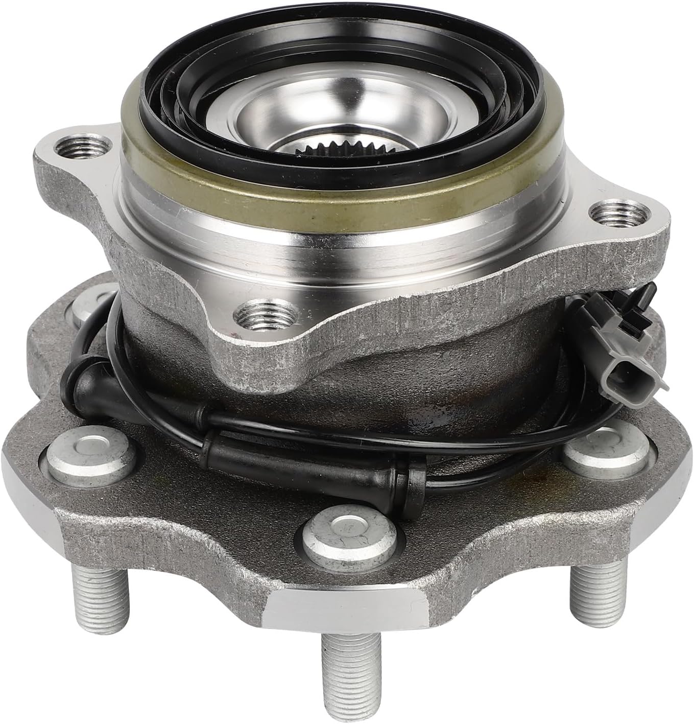 SCITOO 1pc Rear Wheel Bearing Hub Assembly 541016 fit for INFINITI QX56 2011-2013, for INFINITI QX80 2014-2019, for Nissan Armada 2017-2020, W/ABS 6 Lugs