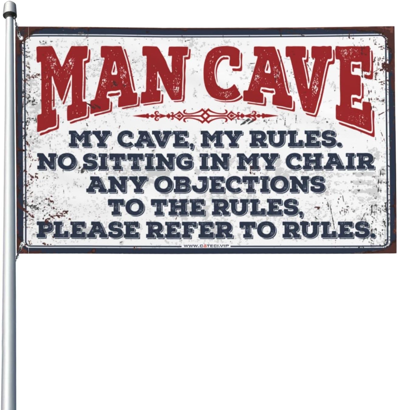 Dorm Flags For Girls Man Cave Rules Flag Bar Man Cave Decor Vintage Decor