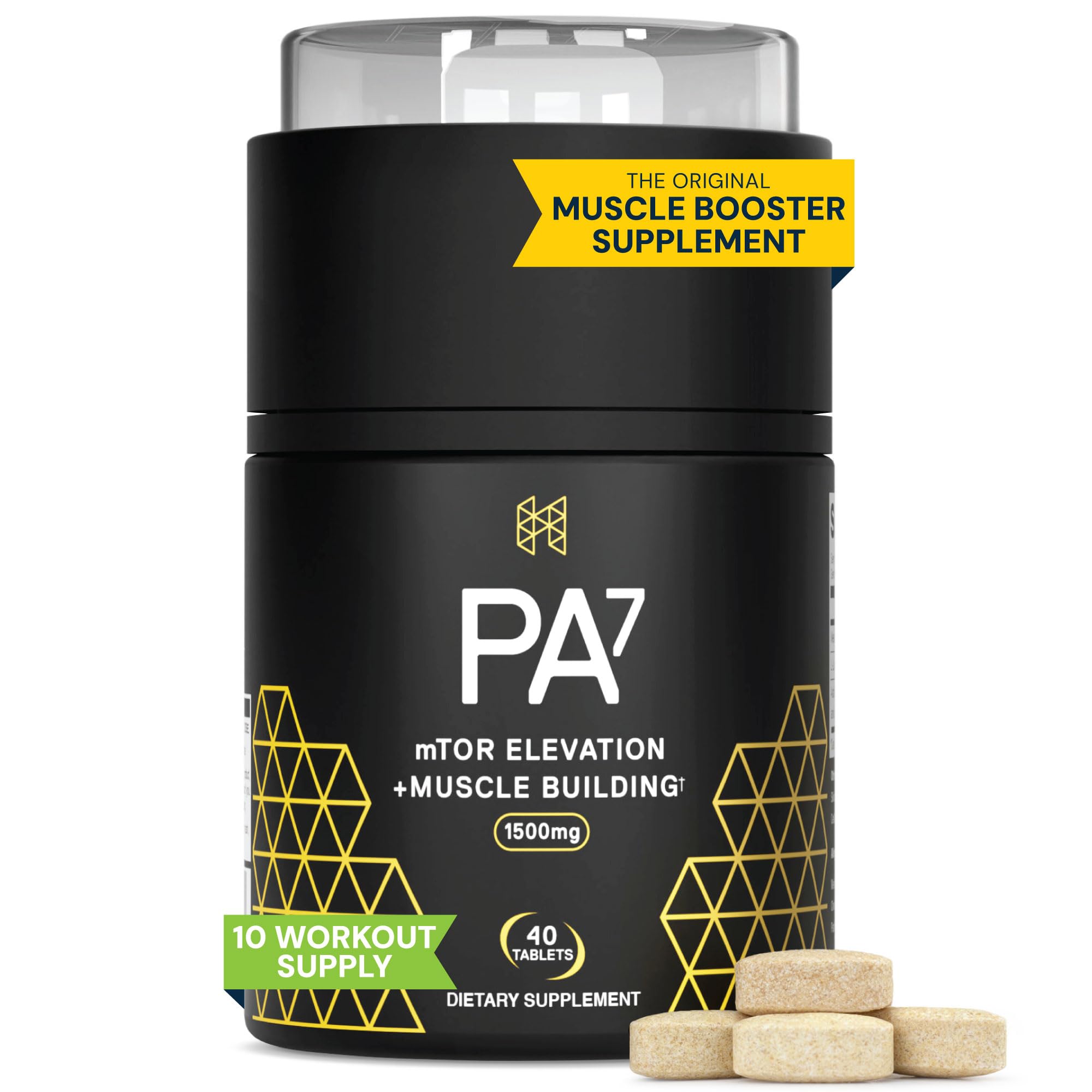 PA(7) Phosphatidic Acid Muscle Builder by | Top Natural Muscle Builder - Boost mTOR | Build Mass and Strength from Your Workout | 10 Day Supply