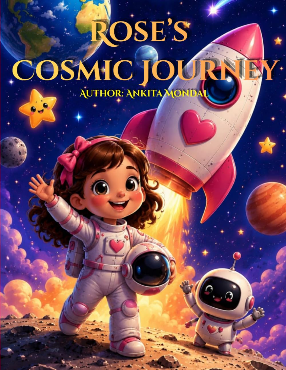 Rose's Cosmic Journey: A Fun Space Adventure for Curious Kids