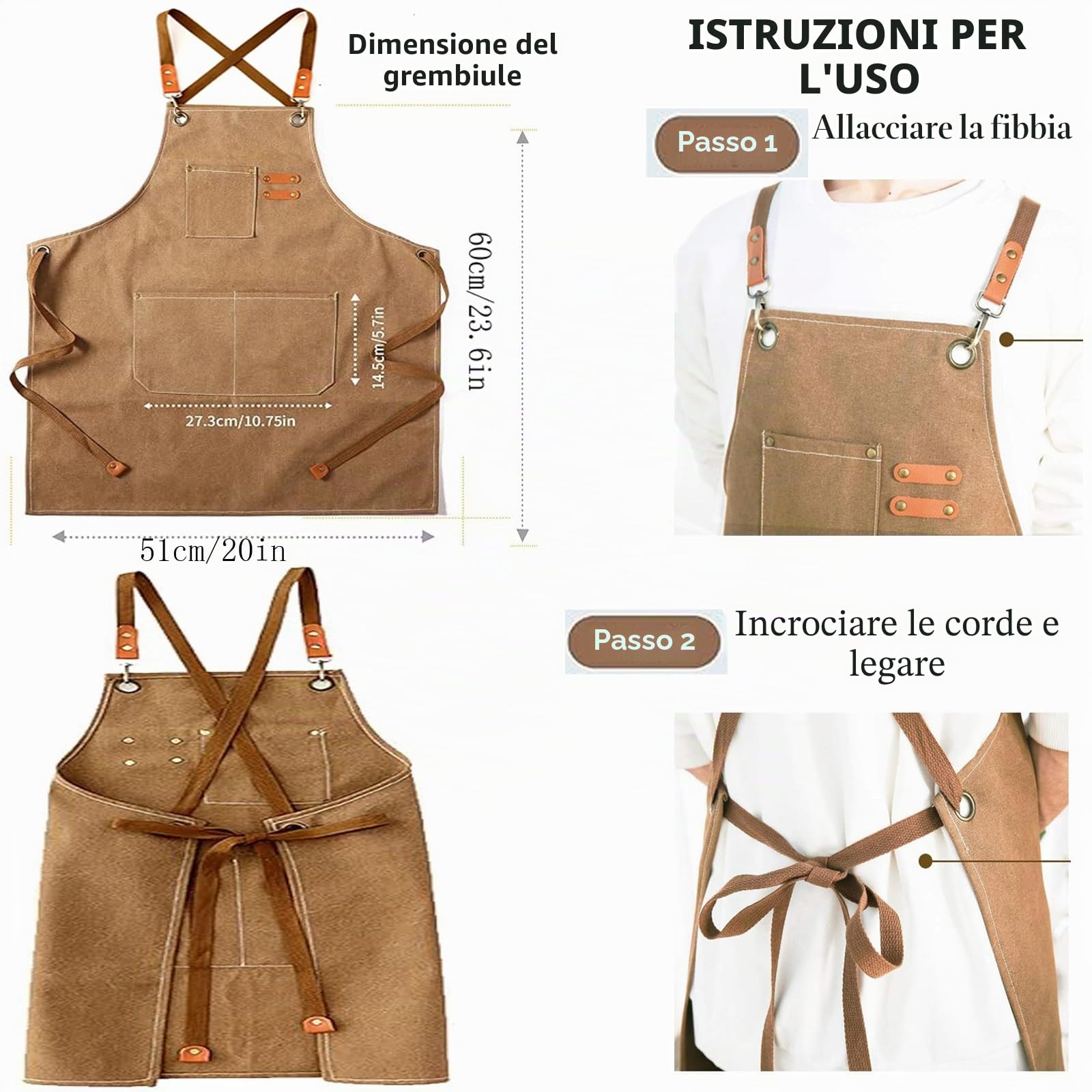 Set di attrezzi per bambini, 38 pezzi, con borsa degli attrezzi, grembiule, sega, regalo educativo