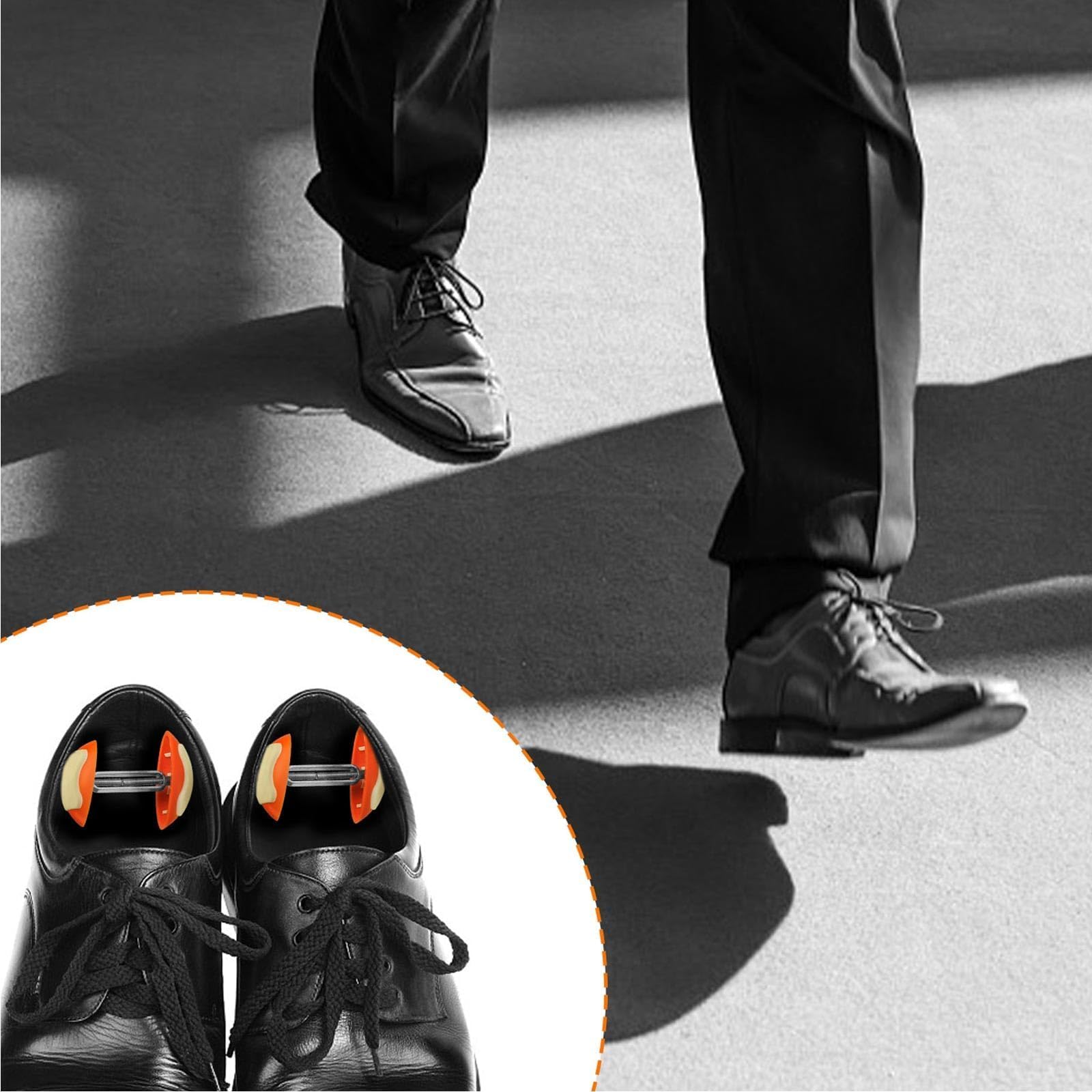 0XBIT Mini Ensanchador de Zapatos, 7-12cm Horma para Ensanchar Zapatos, Hormas para Zapatos Ajustable, TPR Dilatador de Calzado Antideslizante, para Zapatos de Cuero, Botas, Tacones Altos