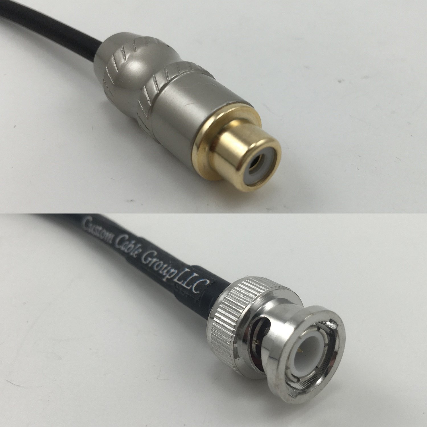 1 foot RG142 RCA FEMALE to BNC MALE Pigtail Jumper RF coaxial cable 50ohm Quick USA Shipping