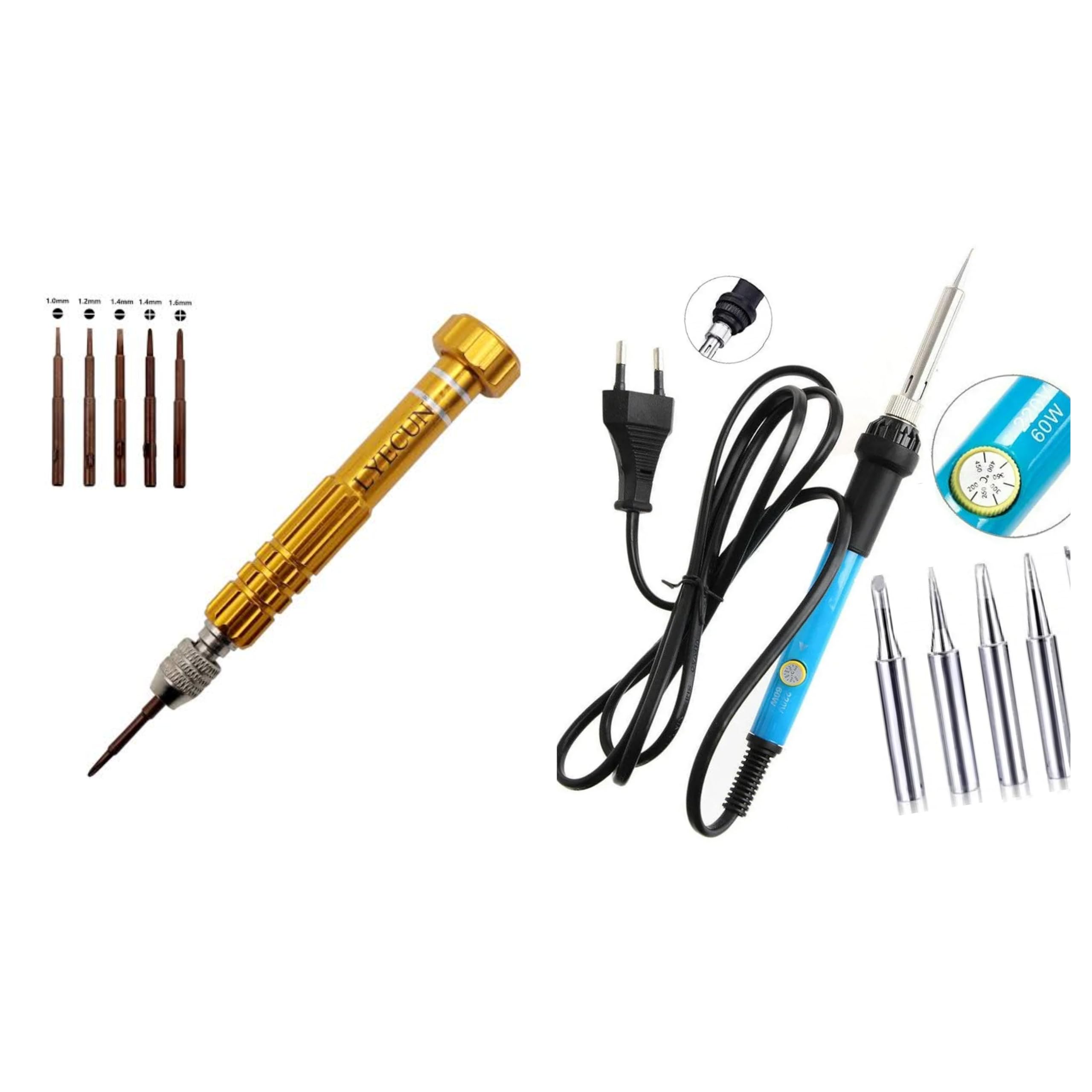 See full amazon price history chart for Luvik 60w Electric Soldering Iron with Adjustable Temperature Soldering Tool And 5in1 Tool Screwdriver Set For Mobiles Repairing, Tablets, Laptops, Smartphones, Watches, Toys, Glasses Etc Luvik 60w Electric Soldering Iron with Adjustable Temperature Soldering Tool And 5in1 Tool Screwdriver Set For Mobiles Repairing, Tablets, Laptops, Smartphones, Watches, Toys, Glasses Etc (B0CPYMN4KT) Amazon Price History, Amazon Price Tracker