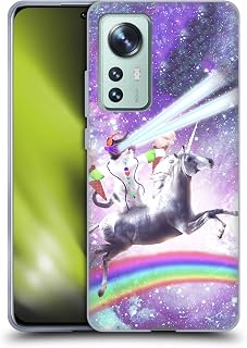 Head Case Designs Officially Licensed James Booker Ice Cream Lazer Cat Space Unicorn Ride Soft Gel Case Compatible With Xiaomi 12 Pro