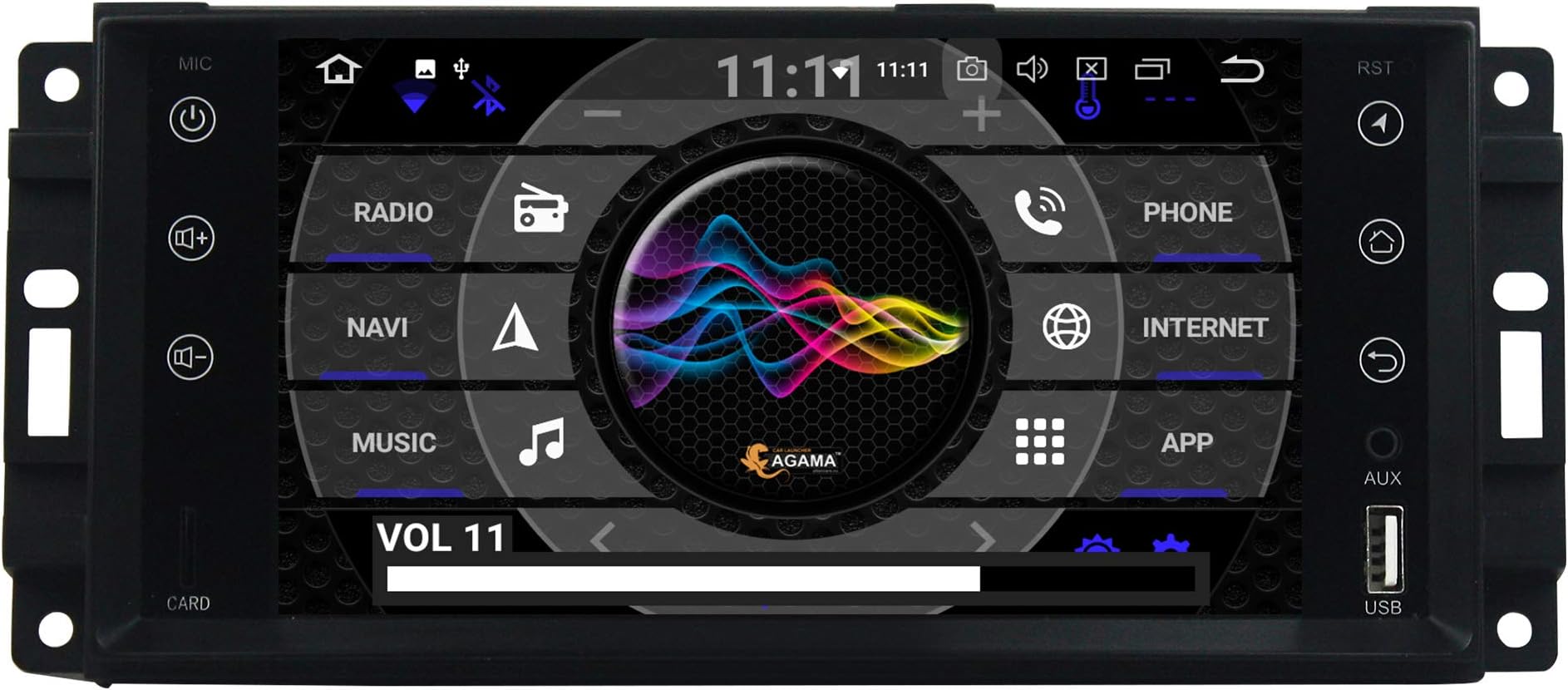 Belsee 7” HD 1024x600 PX5 Android 8.0 Car Stereo 4GB 32GB Octa Core for Dodge Ram Challenger Jeep Wrangler JK Head Unit Single Din Indash Aftermarket Radio with GPS Navigation Bluetooth Touch Screen
