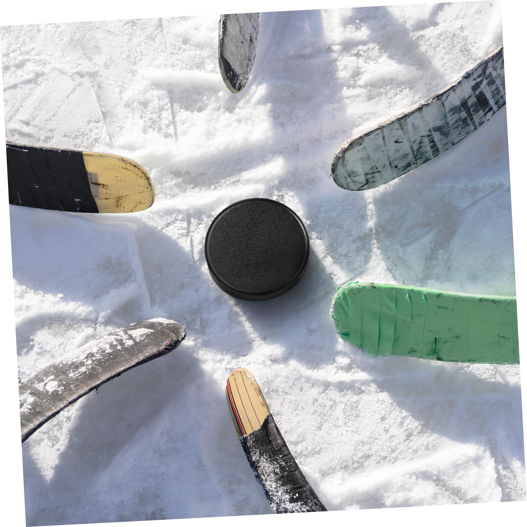 BESPORTBLE Palet Rondelles De Hockey en Salle Rondelle D'entraînement Au Hockey Rondelle De Hockey en Ligne Rondelles De Hockey en Mousse Balles De Hockey Unité Centrale Rouge
